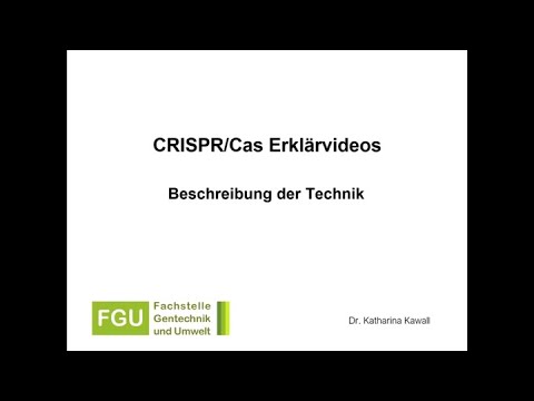 CRISPR/Cas-Erklärvideo 1: Beschreibung der Technik