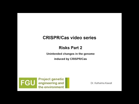 CRISPR/Cas Explainer Video 4: Risks (Part 2)
